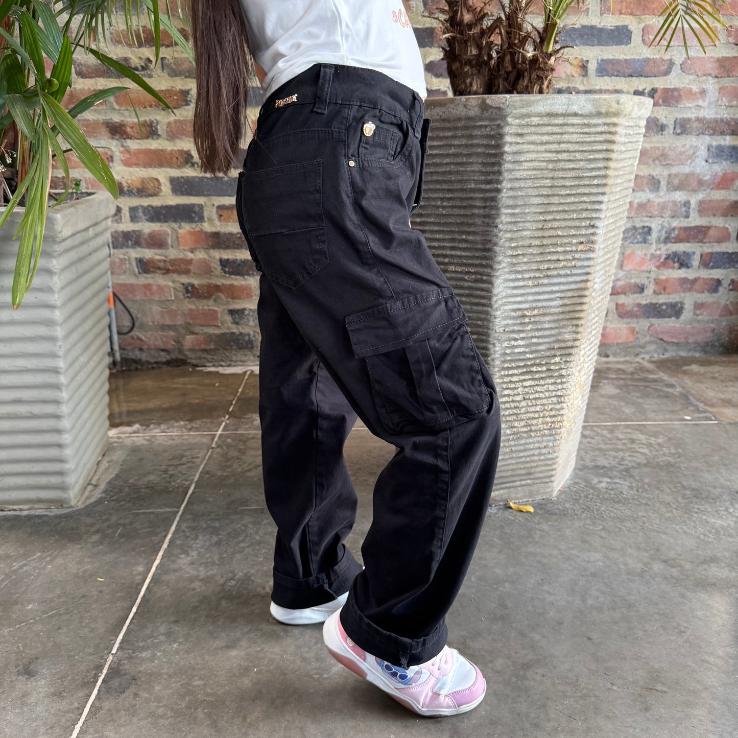 Pantalón Bolsillitos Black ref,1077