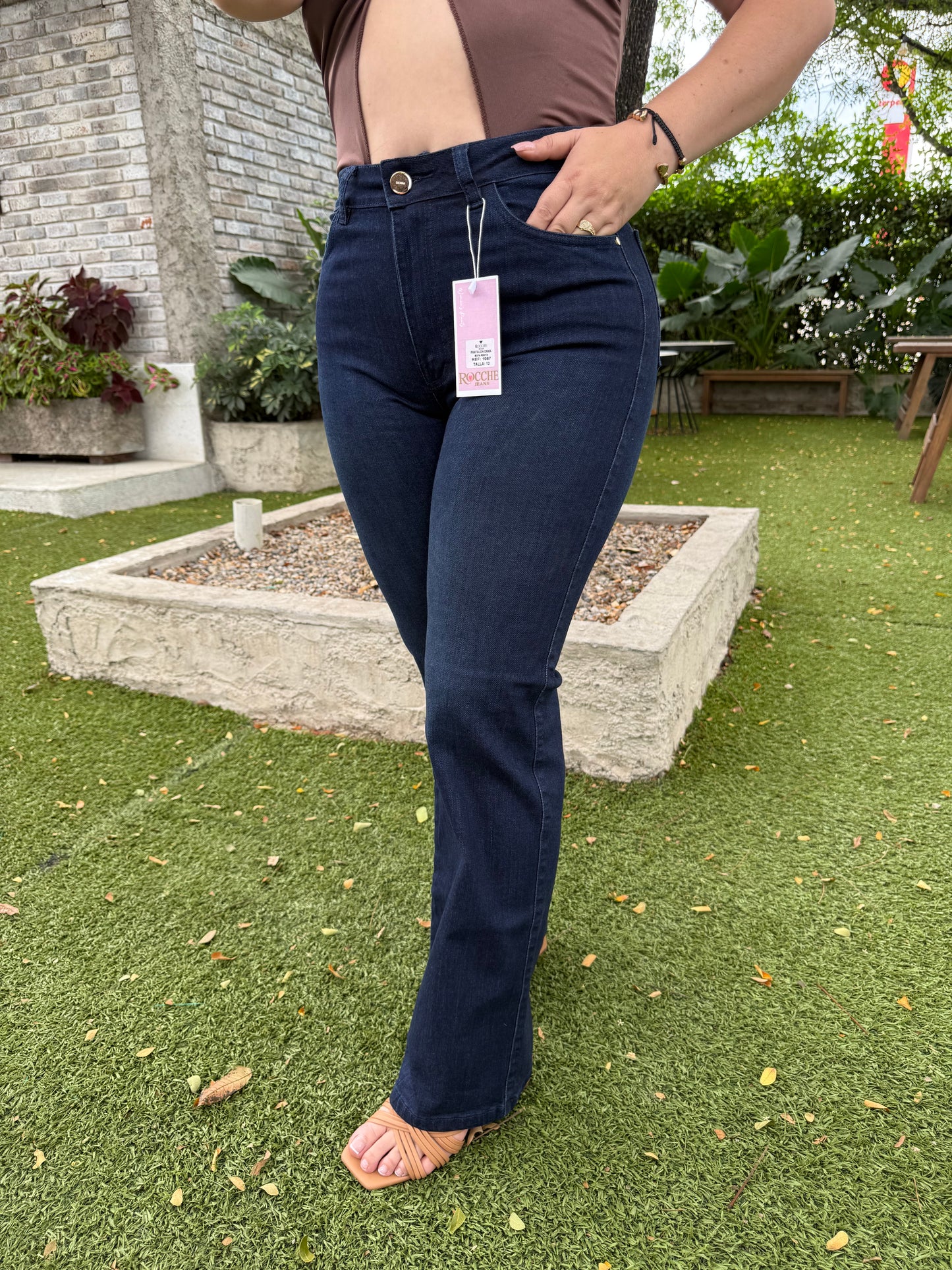 Pantalón Azul Noche Stretch – Recto, Elegante y Siempre Favorable Ref-1087