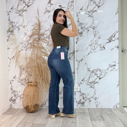 Jeans bota recta rotos ref-1145