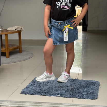 Falda Short Azul Rígida ref-1095