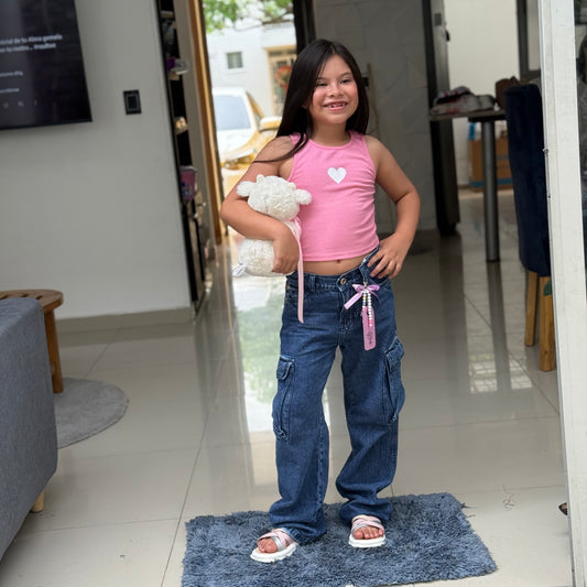 Pantalón Bolsillitos Trendy ref,1104