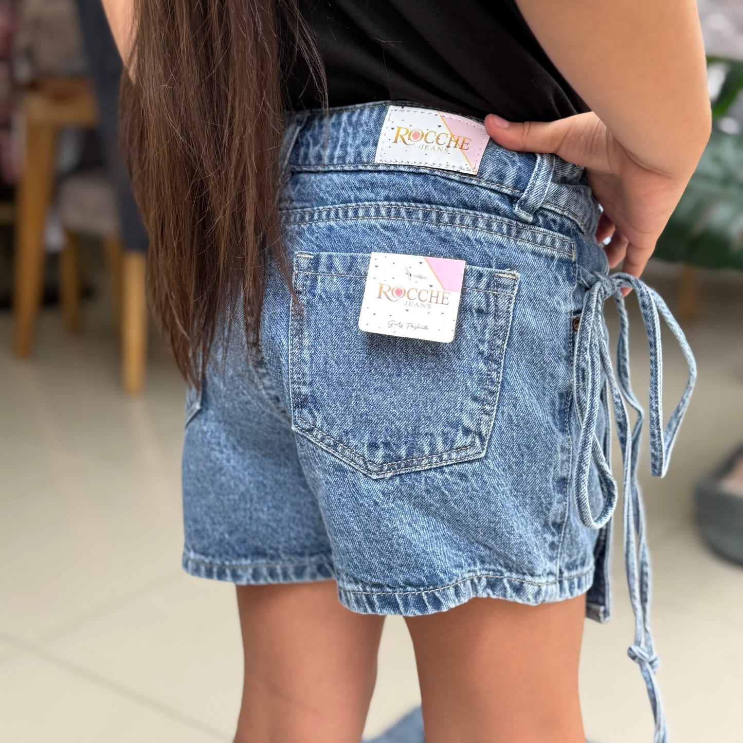 Falda Short Azul Rígida ref-1095