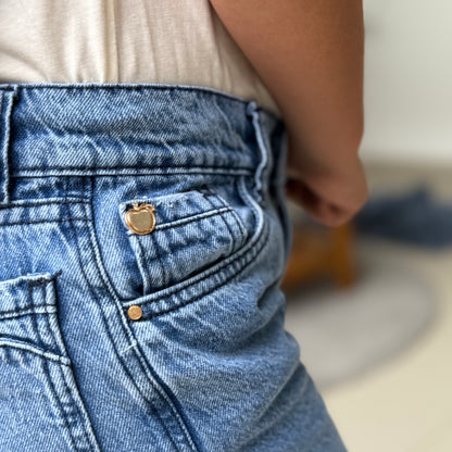 Pantalón Recto Rígido – Estilo Clásico para Pequeñas con Elegancia Ref-1106