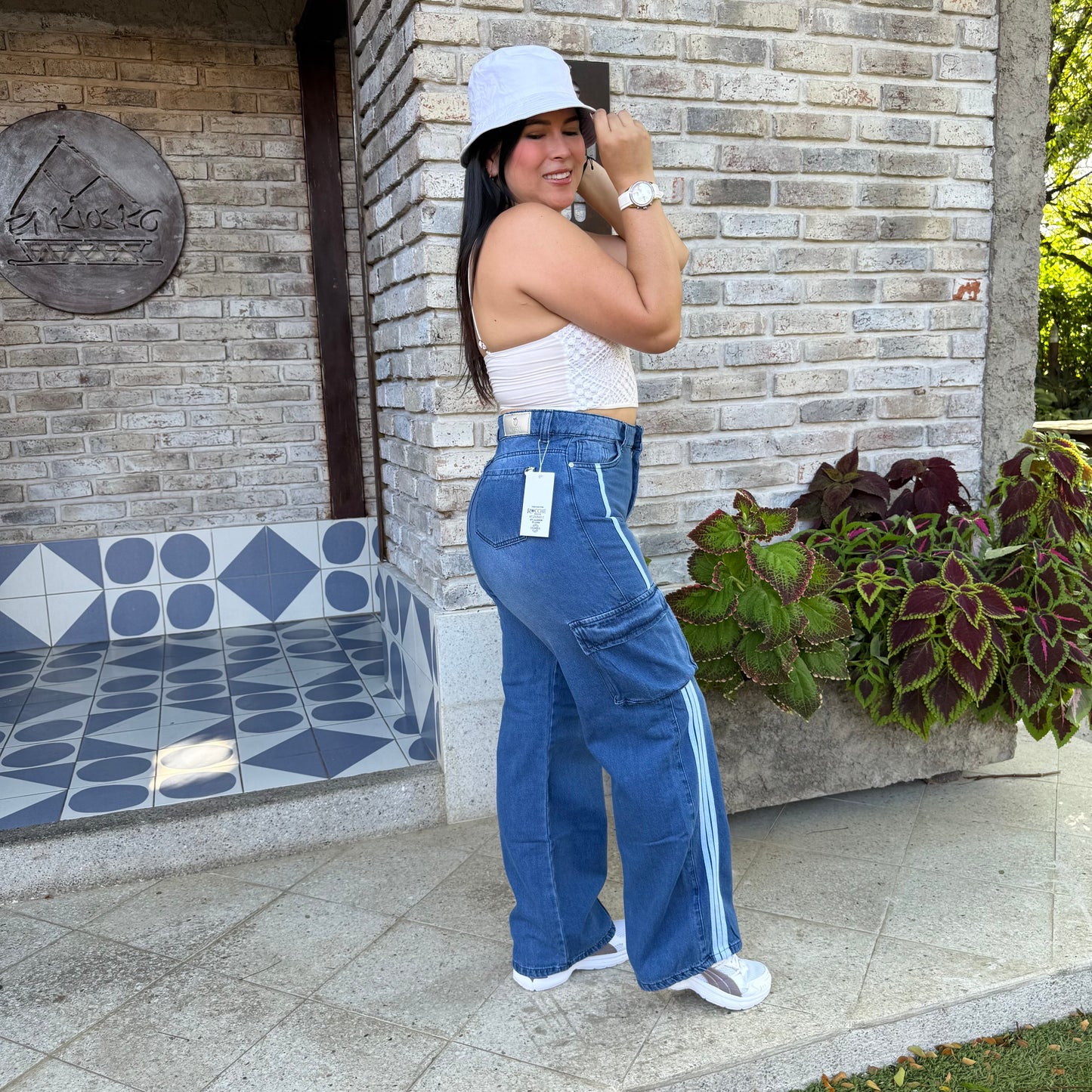 Pantalón cargo dama ref.1005