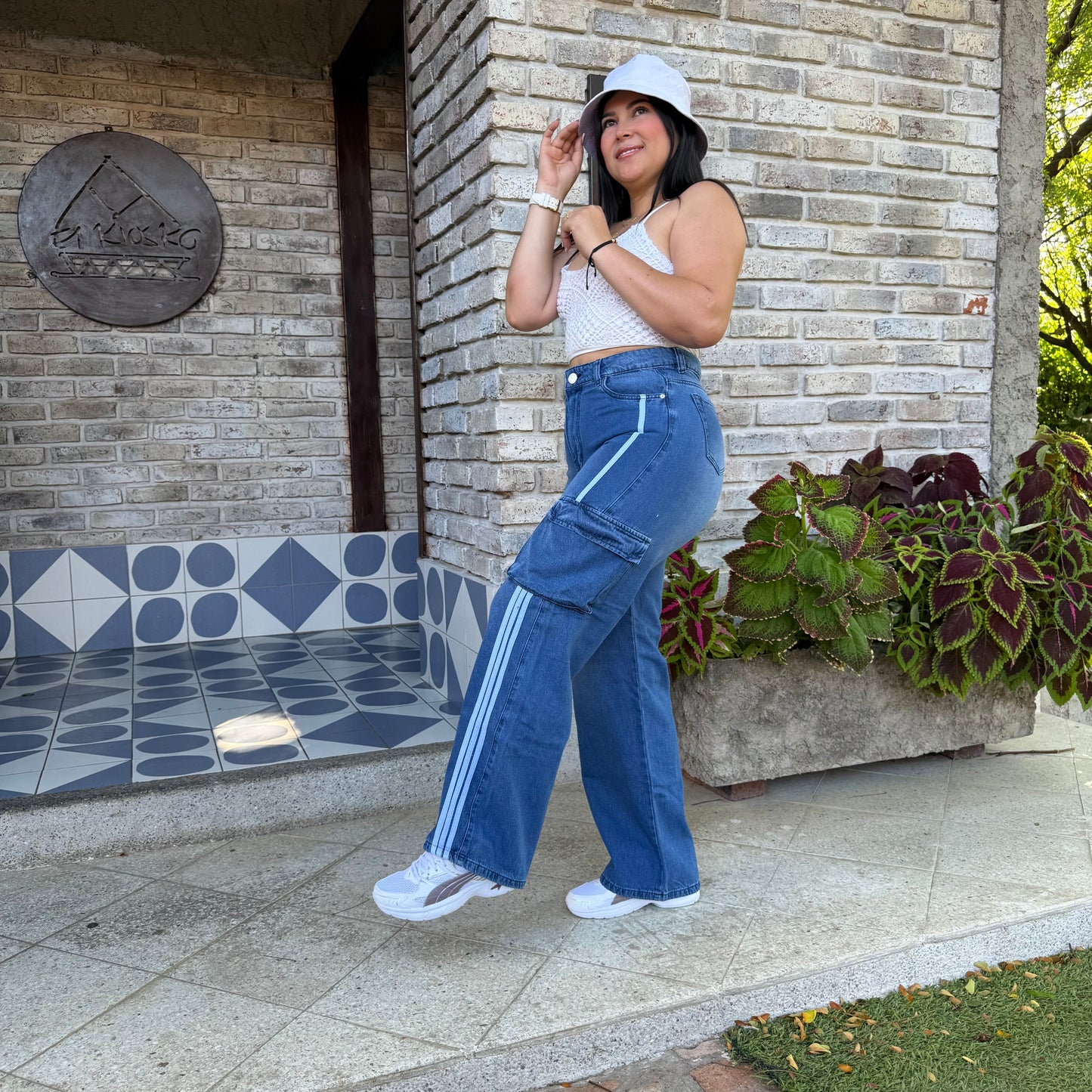 Pantalón cargo dama ref.1005