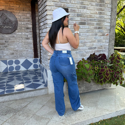 Pantalón cargo dama ref.1005