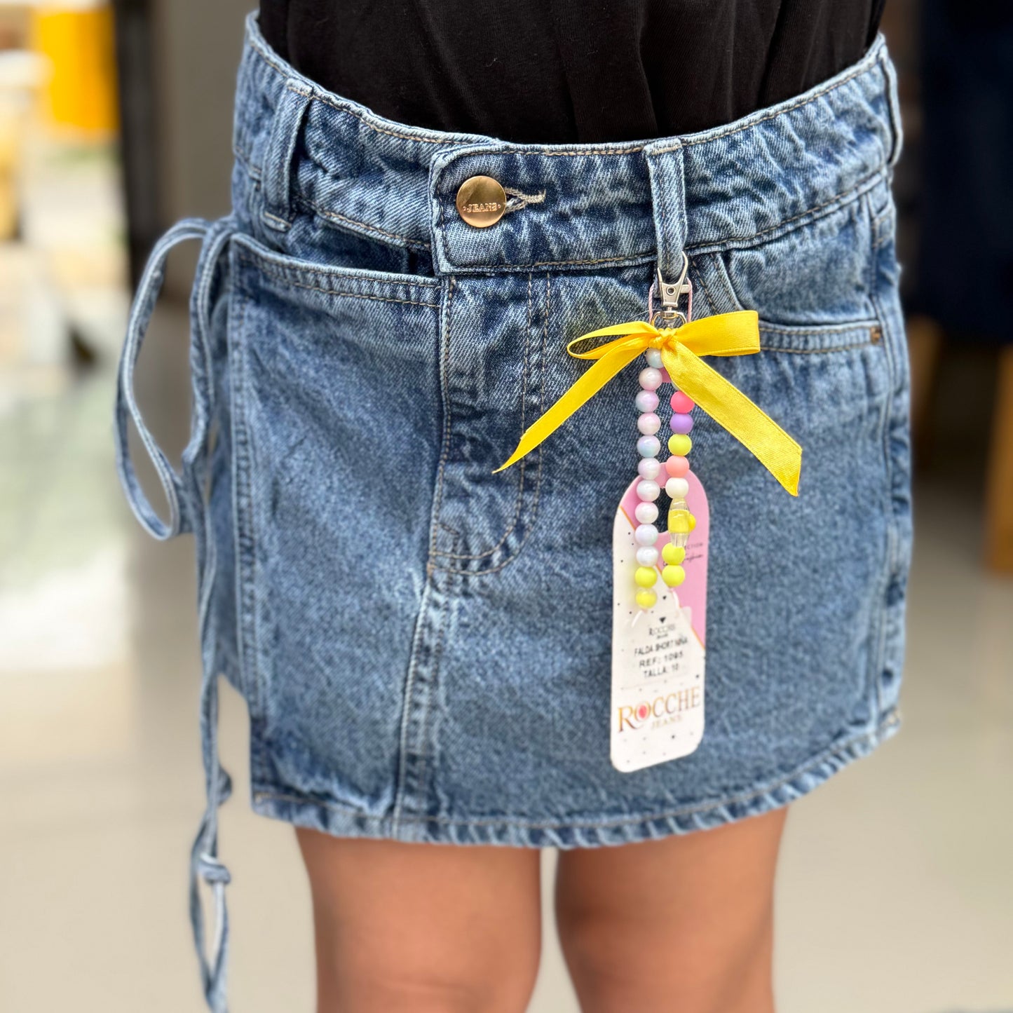 Falda Short Azul Rígida ref-1095