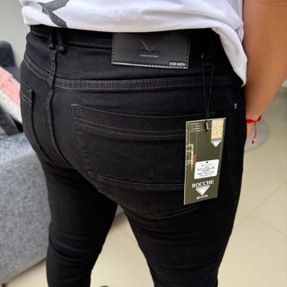 Pantalón de caballero negro-RF 236