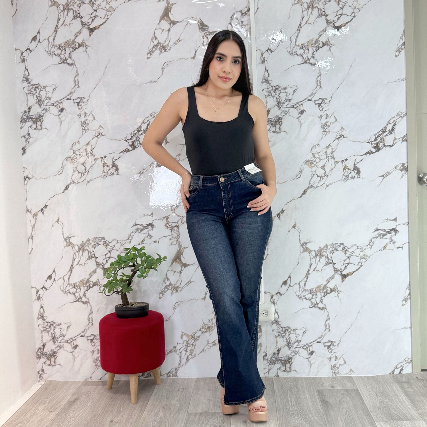 Jeans Flare dama Ref-1150