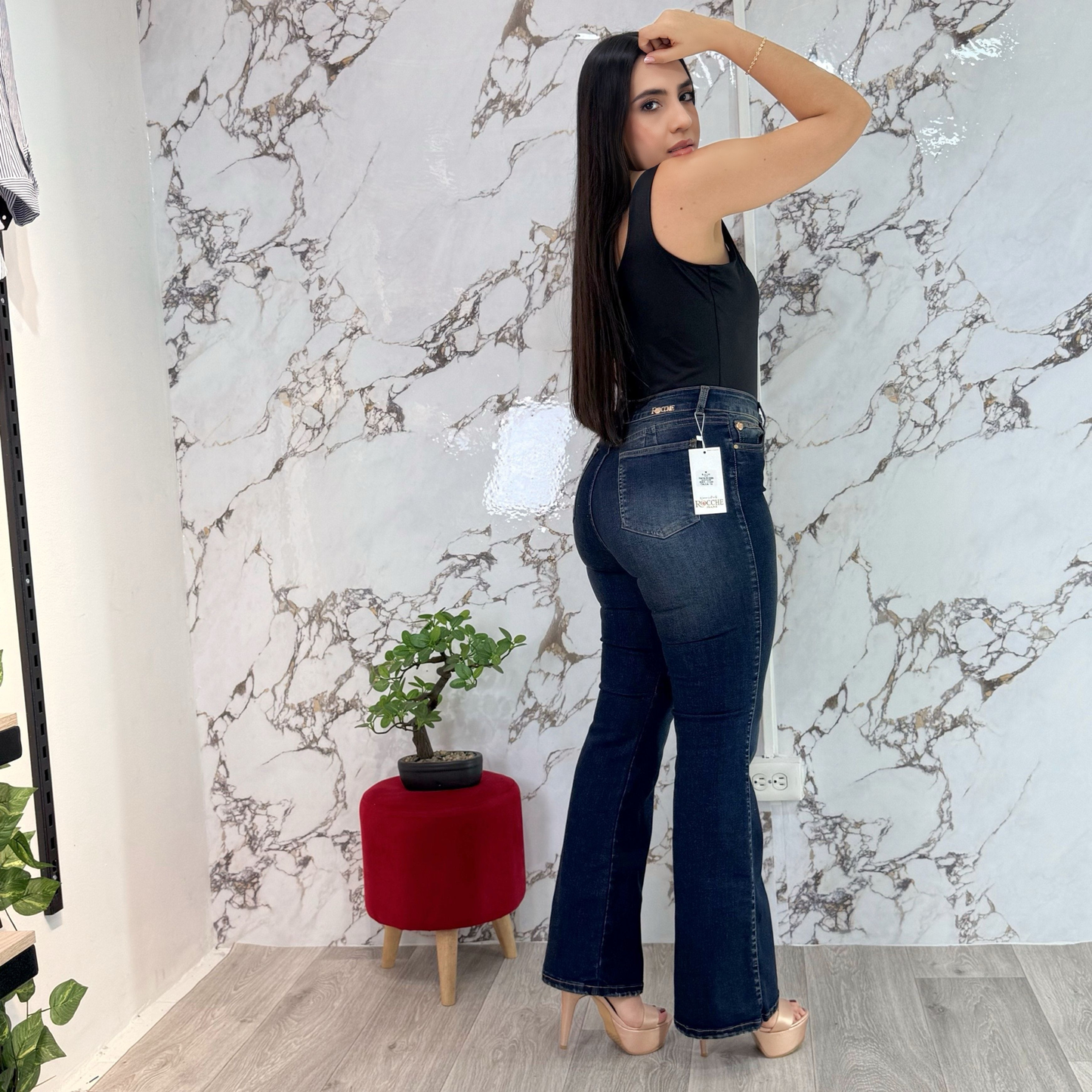 Jeans Flare dama Ref-1150